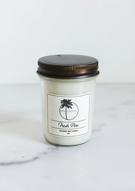 Fresh Pine Scent Coconut Wax Candle