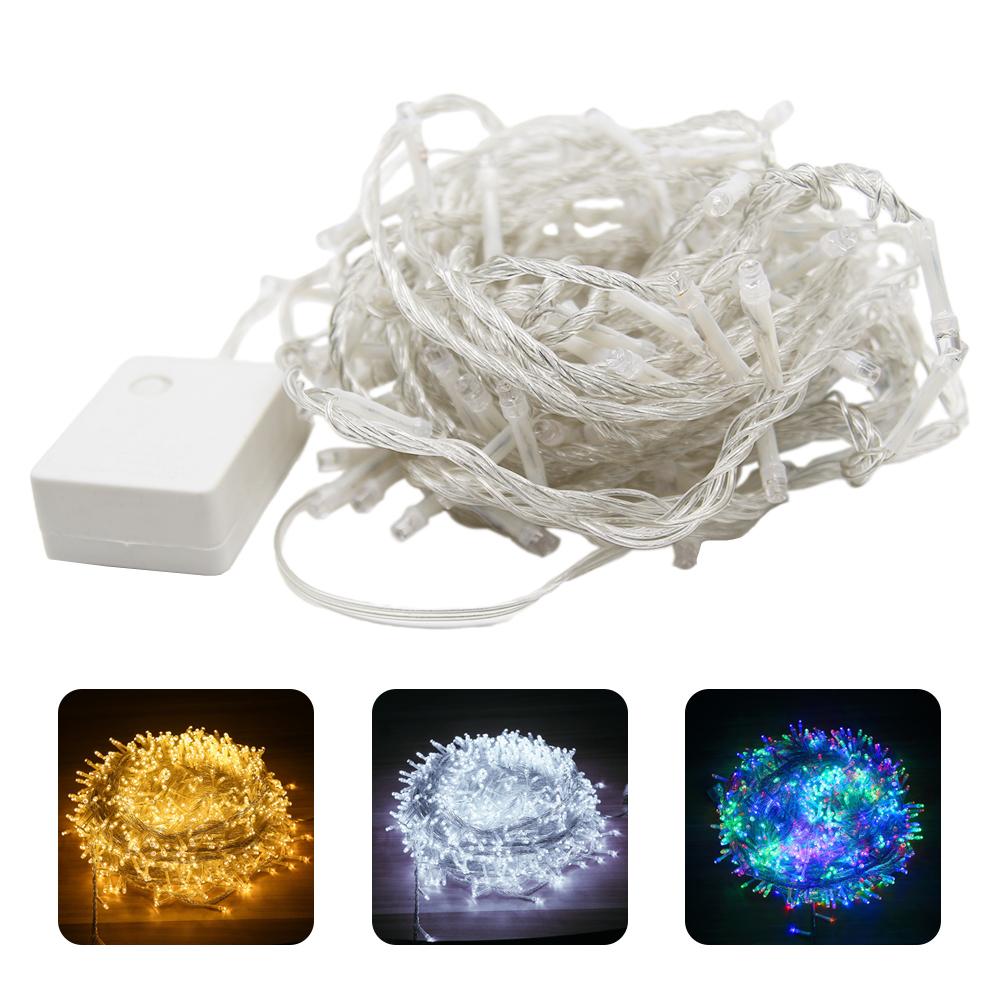 100 LED String Lights Decorative String Hanging Lights with 8 Modes