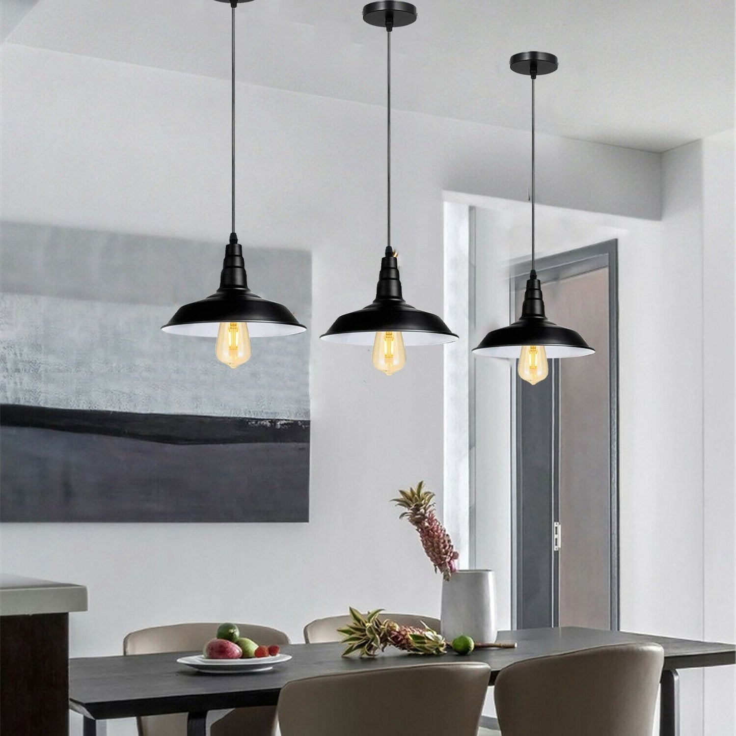 Ceiling Pendant Light Metal Lamp Shade Hanging Indoor Light