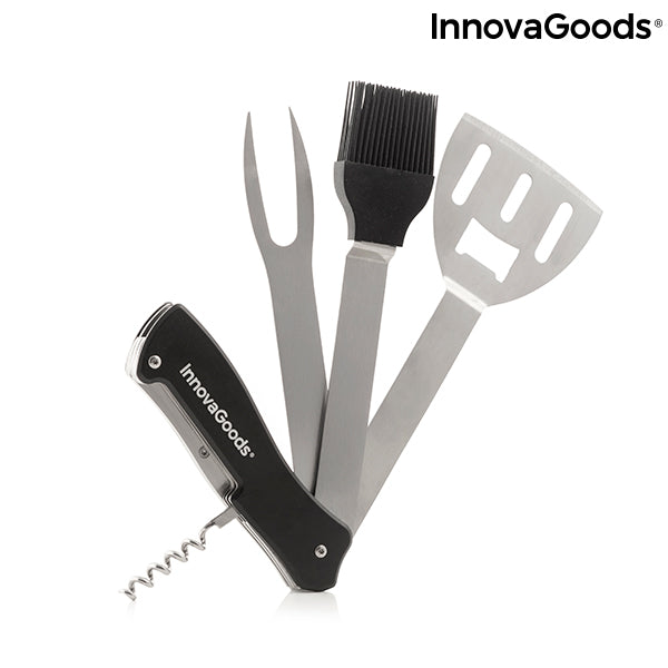 5 in 1 Barbecue Utensils Set Bbkit InnovaGoods