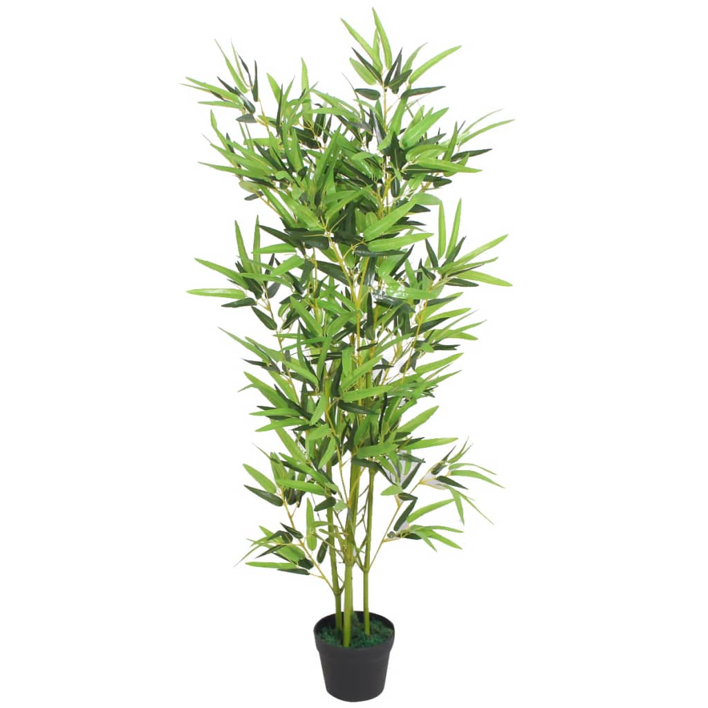 Artificial Bamboo Plant with Pot 59" Green