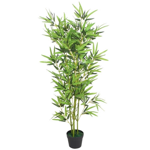 Artificial Bamboo Plant with Pot 59" Green