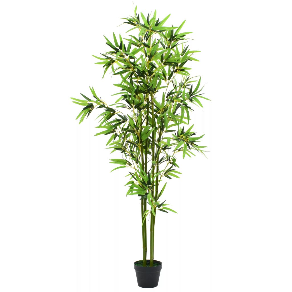 Artificial Bamboo Plant with Pot 59" Green