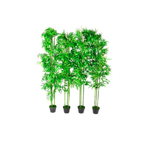 Artificial Bamboo Plant with Pot 59" Green