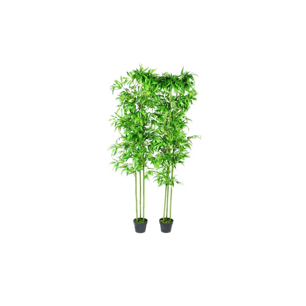 Artificial Bamboo Plant with Pot 59" Green