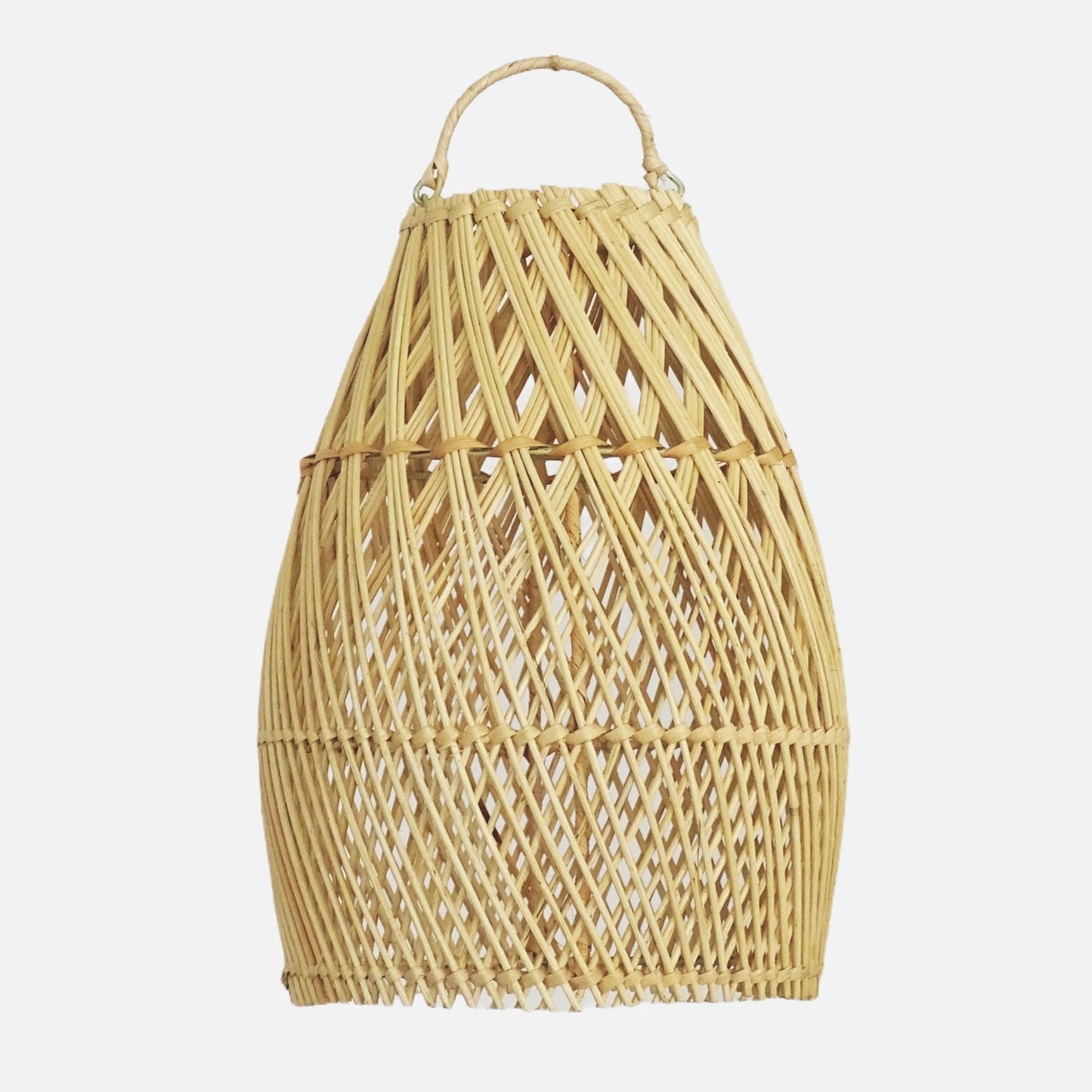 Abajur em Rattan Ayana Cross Natural - L