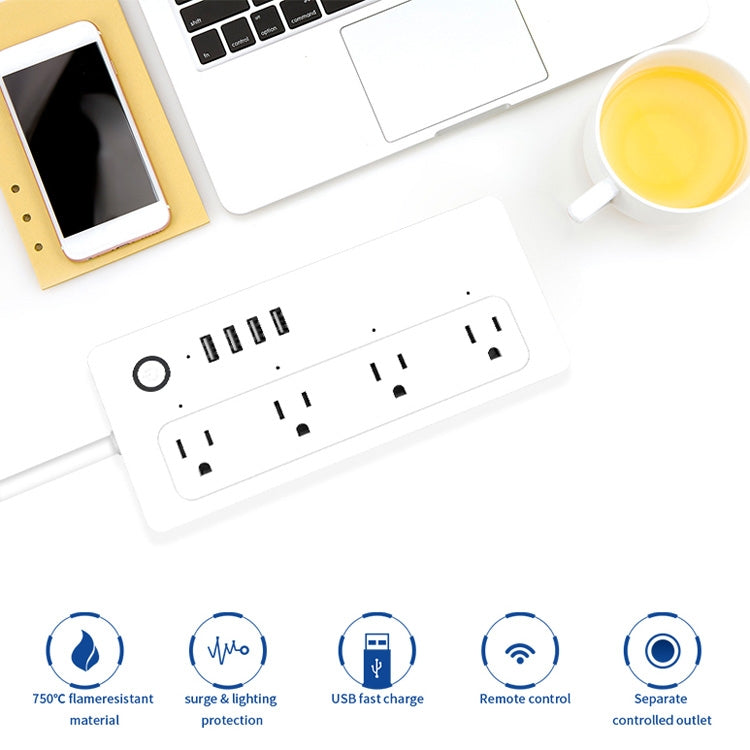 XS-A24 WiFi Smart Power Plug Socket Wireless Remote Control Timer