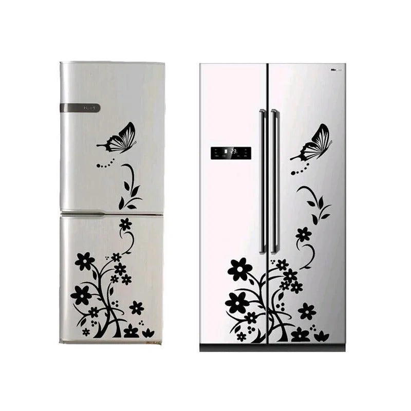 High Quality Wall Sticker Refrigerator Sticker Butterfly Pattern Wall Stickers Home Decor Wallpaper Bedroom Decor Free Shipping