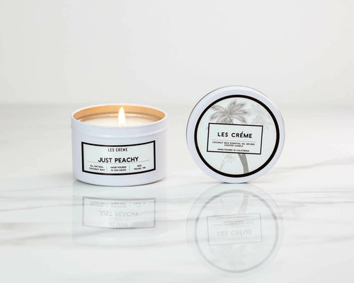 Just Peachy Scent Coconut Wax Candle