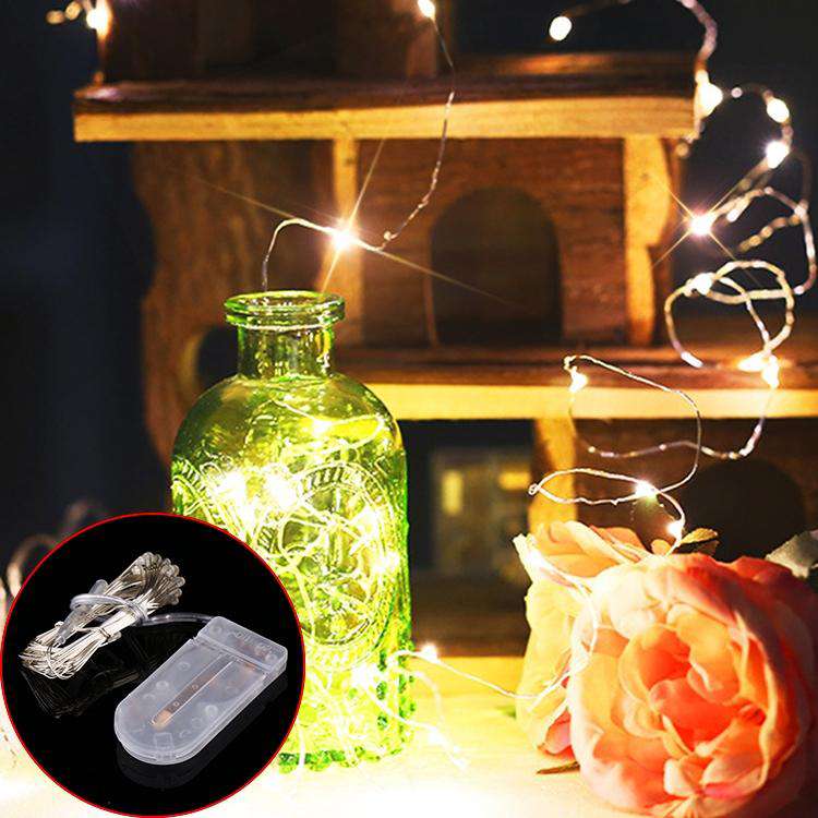 AMZER Fairy String Light 20 LED 2m Waterproof Button Battery Operated