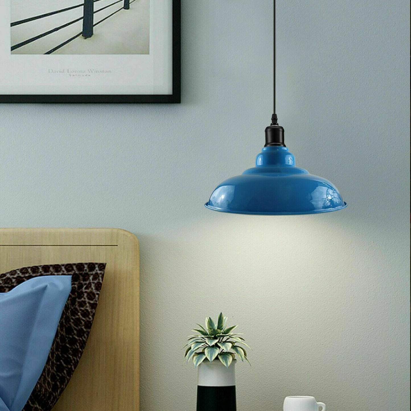 12" Mini Curvy Hanging Lamp Pendant Lights Ceiling Light Fixtures~1120