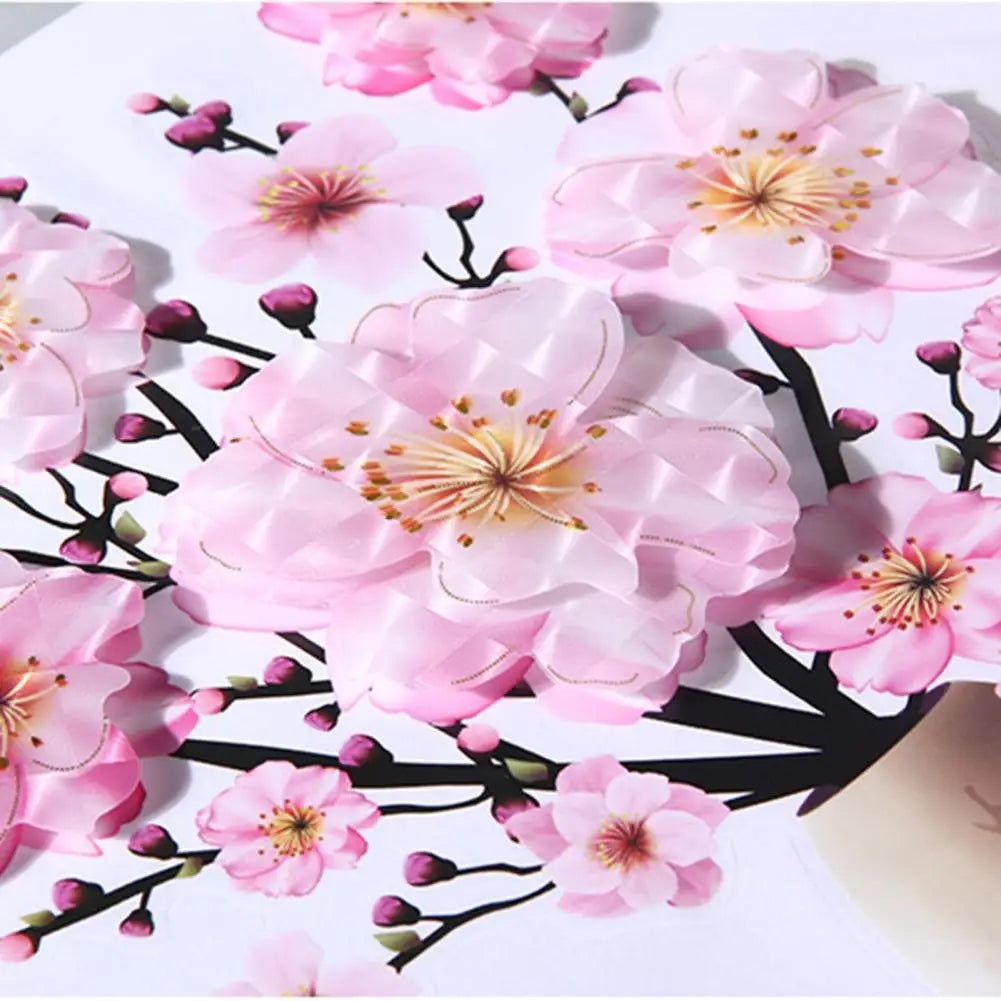 Vase Wall Sticker Waterproof Lovely Butterfly Floral Decals DIY Decoration Removable 3D Stickers Home Window Bedroom