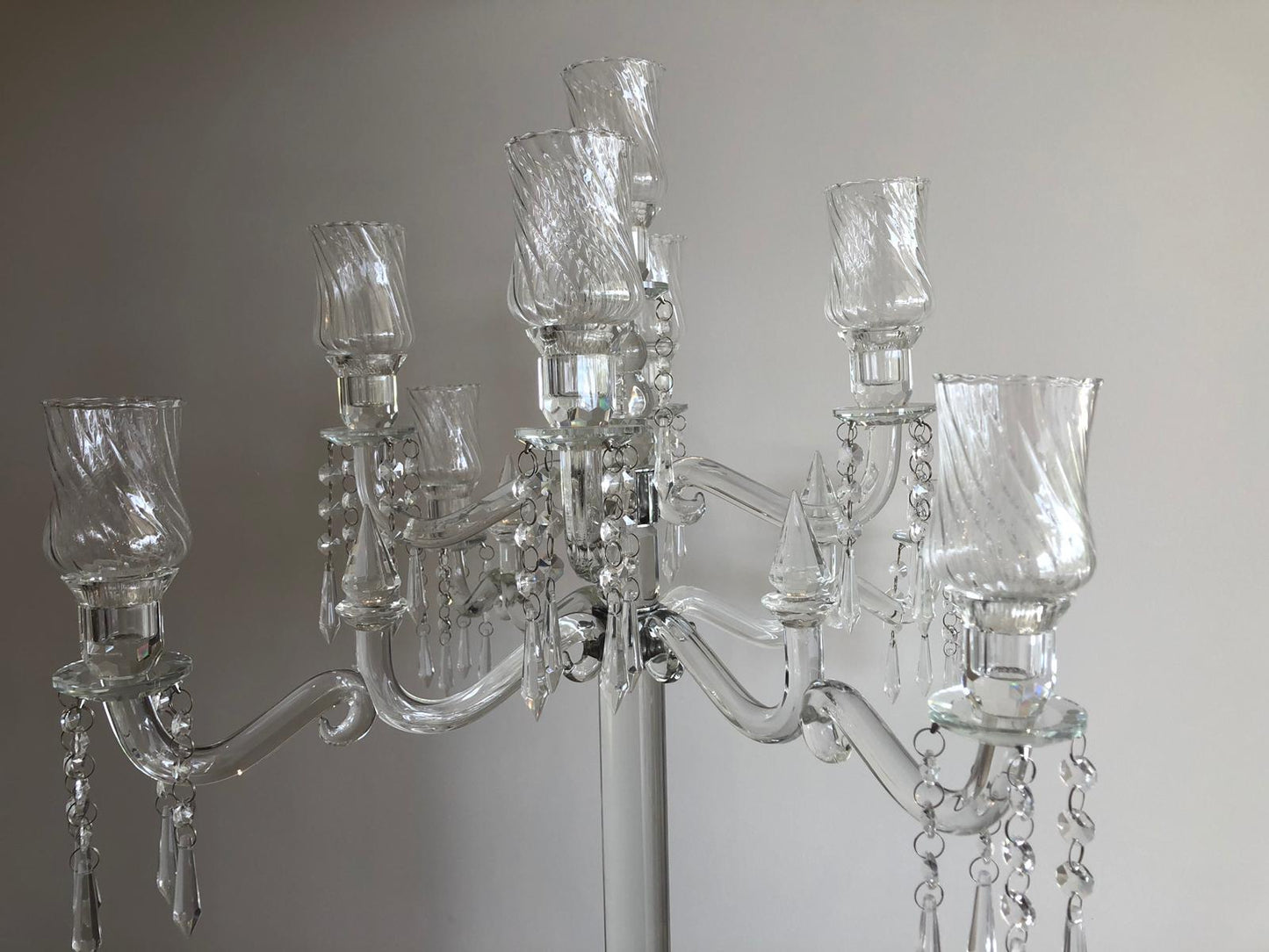 Crystal Candelabra 9 Heads 86cm Height Candle