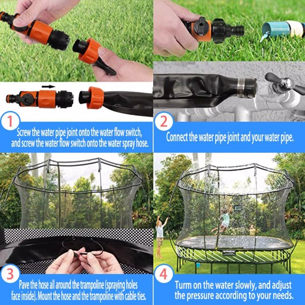 Trampoline accessories sprinkler, summer outdoor sprinkler toys