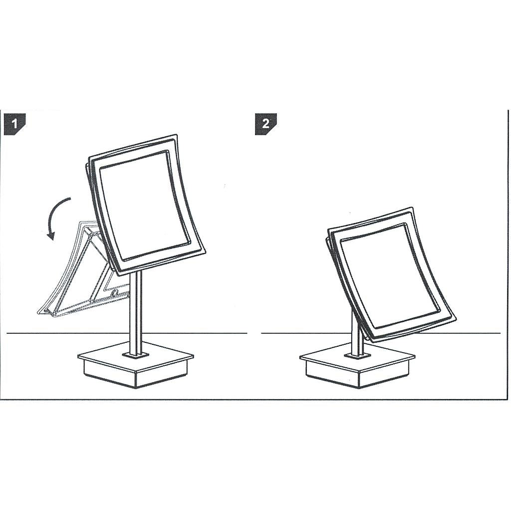 Illuminating Mirror with Magnification 5x