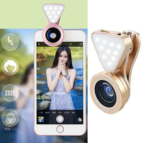 Glow Face 3 In 1 Photo Lens And Fill Lighting Clip