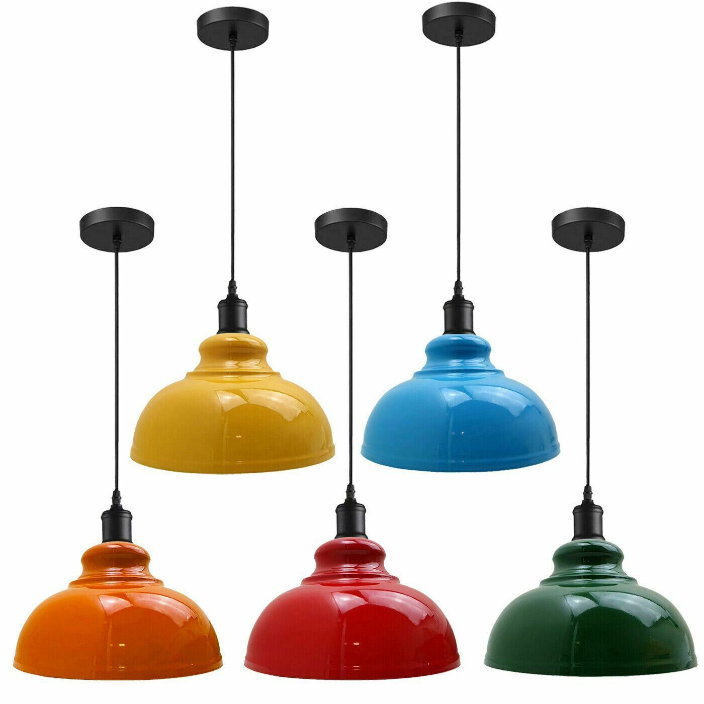 11" Metal Curvy Hanging Lamp Pendant Lights Ceiling Light