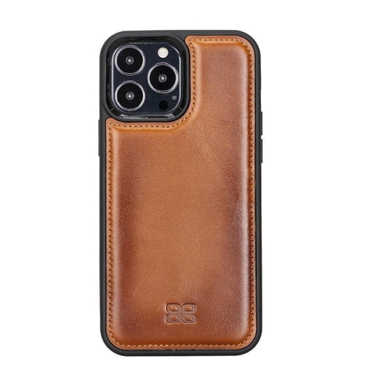 Apple iPhone 13 Series Leather Case with Flexible Back Cover