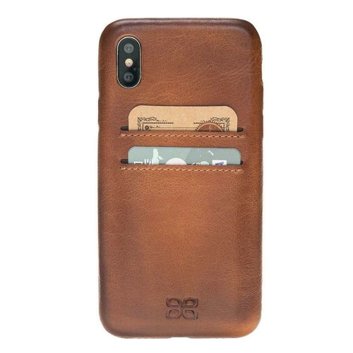 Apple iPhone X Series Leather Ultra Cover with Credit Card Slots