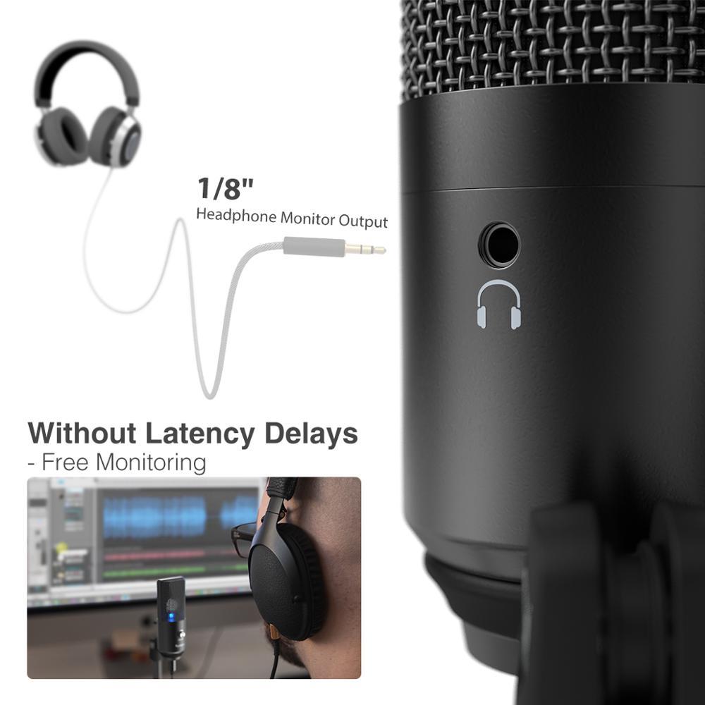 USB Microphone for laptop and Computers for Recording Streaming Twitch