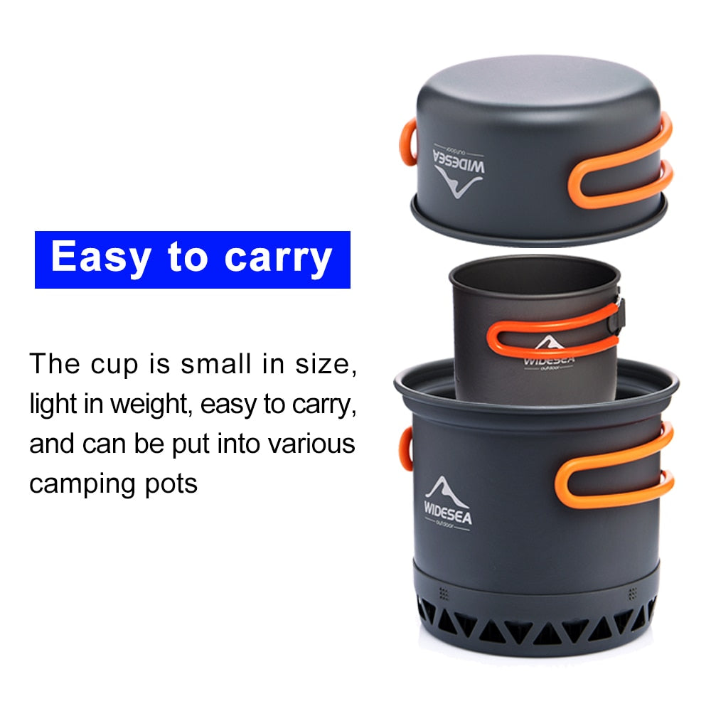 Camping Aluminum Mug Outdoor Coffee Cup Tourism Tableware Picnic