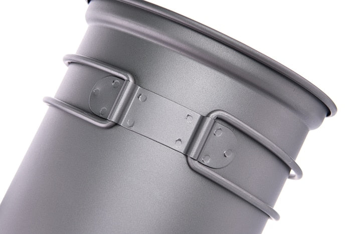 Titanium Cooking Pot Set Tableware for Camping Outdoor Cookware