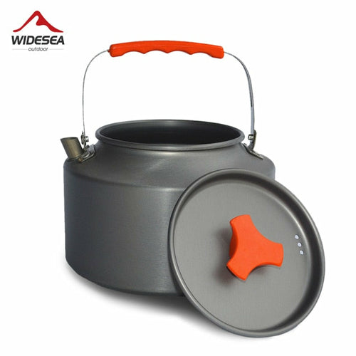 1.1L 2L1.5L Camping Water Kettle Outdoor Coffee Kettle Tableware