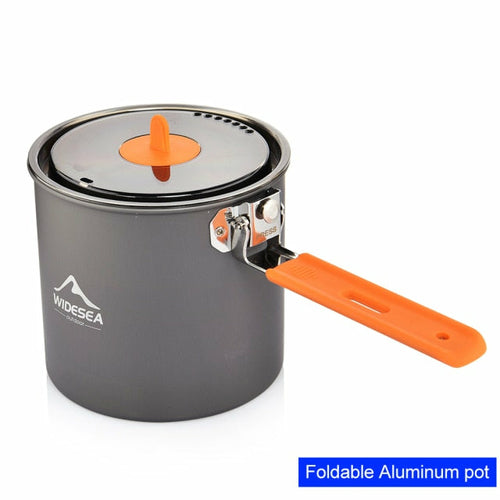 Tableware for Camping 1.6L Pot Tourist Dishes Tourism Hiking Picnic