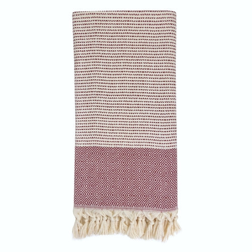 Diamond Stripe Turkish Towel